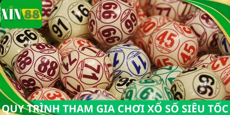 Quy trình tham gia chơi xổ số siêu tốc 